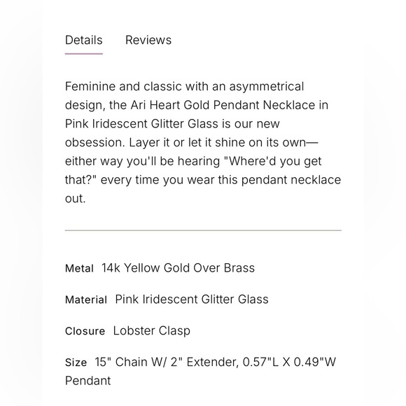 NWT Kendra Scott Ari Heart Necklace - Picture 6 of 6